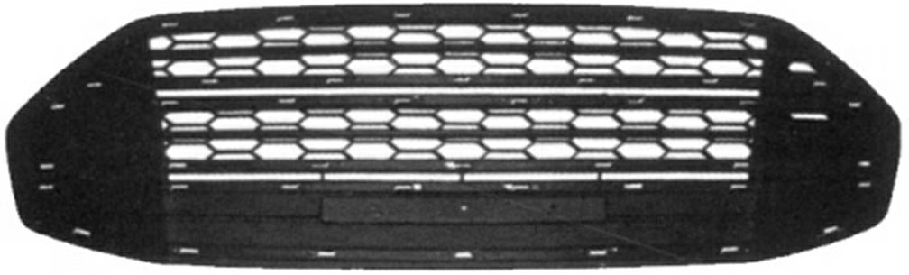 GRIGLIA PARAURTI ANTERIORE C/FORI MODANATURE FORD ECOSPORT 01/13>