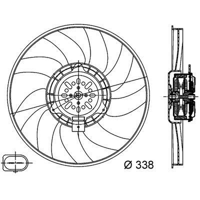 VENT RAD  REFR/COND  AUDI A4 RIGHT