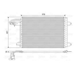 CONDENSATORE VW GOLF V / AUDI A3