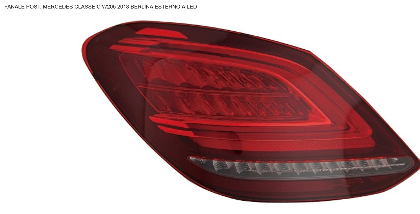 FANALE POSTERIORE SX ESTERNO A LED MERCEDES CLASSE C W205 04/18>