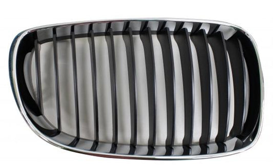 GRIGLIA ANTERIORE DX CROM-NERA BMW SERIE 1 E81-E87 05/07> E82-E88 01/07>