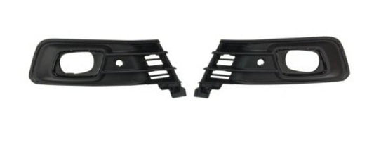 KIT GRIGLIE PARAURTI ANTERIORE C/FEN+SEN+CORN NERA RENAULT CAPTUR 17>