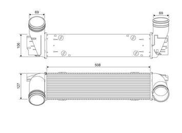 INTERCOOLER BMW X1 Z4 2.0 3.0 2014 2016
