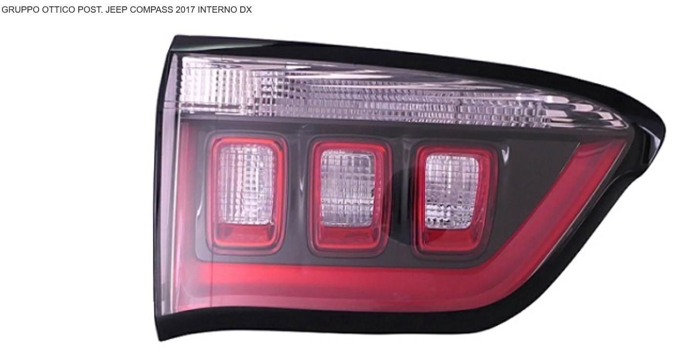 GRUPPO OTTICO POSTERIORE DX INTERNO A JEEP COMPASS 01/17>