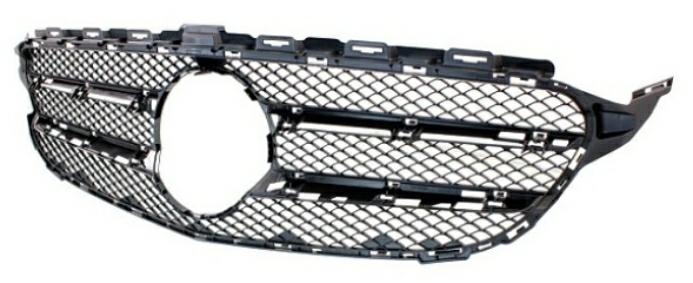 GRIGLIA NERA C/MODANATURE ARG E PROF CROMO CLASSE C W205 12/13>AVANTG