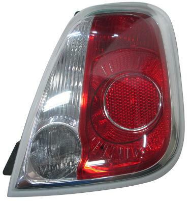 GRUPPO OTTICO POSTERIORE DX BIANCO-ROSSO FIAT 500 07/07>CABRIO