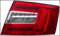 FANALE POSTERIORE DX A LED SKODA OCTAVIA 03/13>