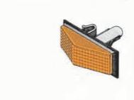 GRUPPO OTTICO LATERALE DX-SX ARANCIO FIAT UNO 01/83>10/89