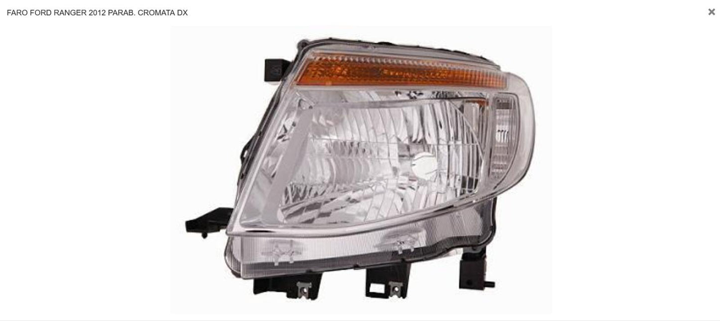 FARO DX FORD RANGER 01/12>  PARABOLA CORMATA