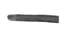 MODANATURE PARAURTI ANTERIORE DX CROMO FIAT 500 07/07>