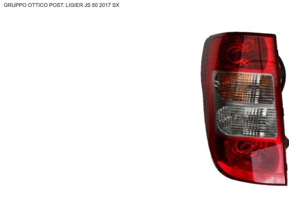 GRUPPO OTTICO POSTERIORE SX LIGIER JS 50 03/17>