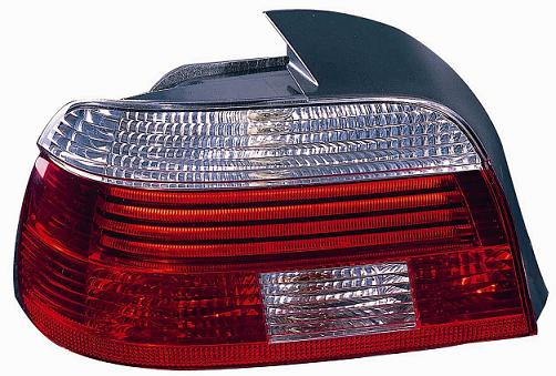 GRUPPO OTTICO POSTERIORE DX BIANCO ROSSO A LED BMW SERIE 5 E39 09/00>06/03