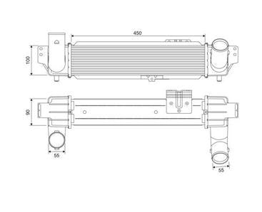 INTERCOOLER KIA SORENTO2.5 CRDI 2002 2006