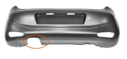 PARAURTI POSTERIORE PR C/SENS+F MARM GRANDE FIAT PUNTO 01/12> LOUNGE-ES-