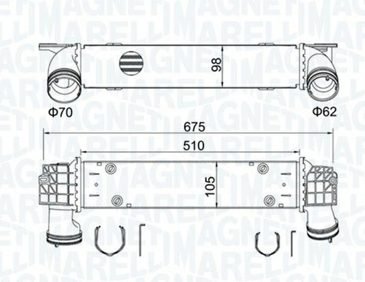 INTERCOOLER BMW 3 (E90)