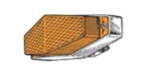 FANALE LATERALE DX/SX CORPO CROM FIAT 690