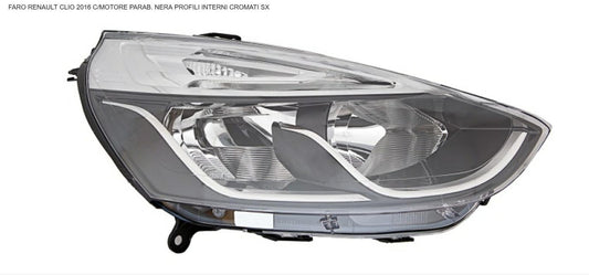 FARO SX H7-H1 CON MOTOR EL RENAULT CLIO 01/16> PARAB NERA