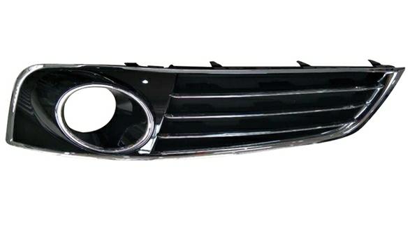 GRIGLIA PARAURTI ANTERIORE DX C/FEND+MODANATURE CROMO AUDI A8 07/10>01/14