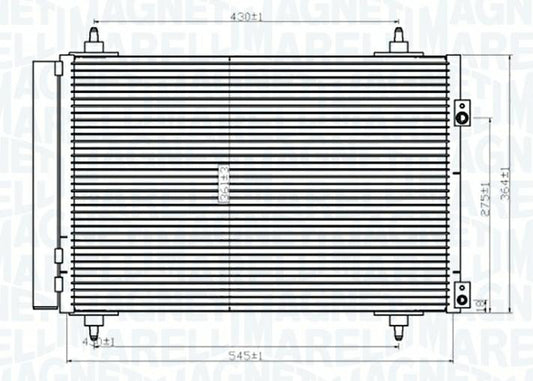 CONDENSATORE CITROËN C4I (LC) 1.6 HDI - CITROEN -
