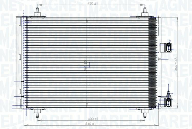 CONDENSATORE CITROËN C5I (DC) - PEUGEOT -