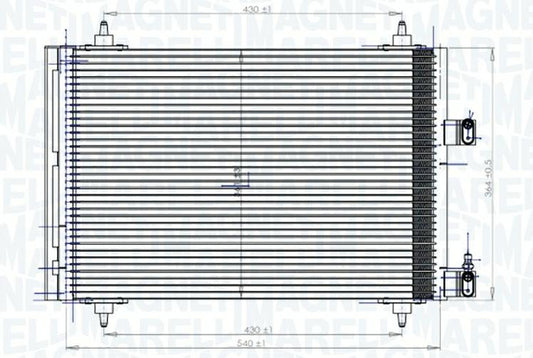 CONDENSATORE CITROËN C5I (DC) - PEUGEOT -