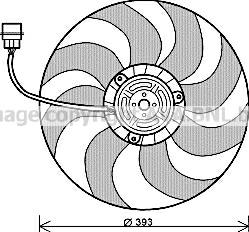 VW7526-VENT.VW POLO IV 1.4 TDI AC 0