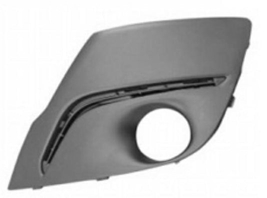 GRIGLIA PARAURTI ANTERIORE SX C/DRL PEUGEOT 107 01/12>