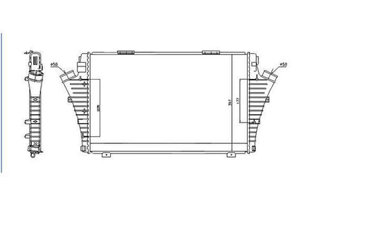 INTERCOOLER FIAT CROMA 05> VECTRA-SIGNUM