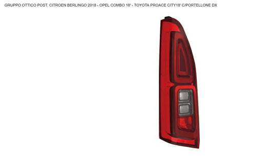 GRUPPO OTTICO POSTERIORE DX CITR BERLINGO-PEUG PARTNER-OPEL COMBO 18> 1P