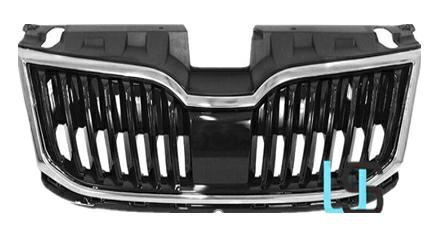 GRIGLIA RAD C/CORNICE CROMO SKODA OCTAVIA 01/17>