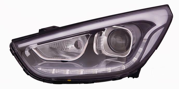 FARO DX HIR2 A LED PREDISPOSTO REGOLAZIONE EL HYUNDAI IX35 07/13> PAR NERA