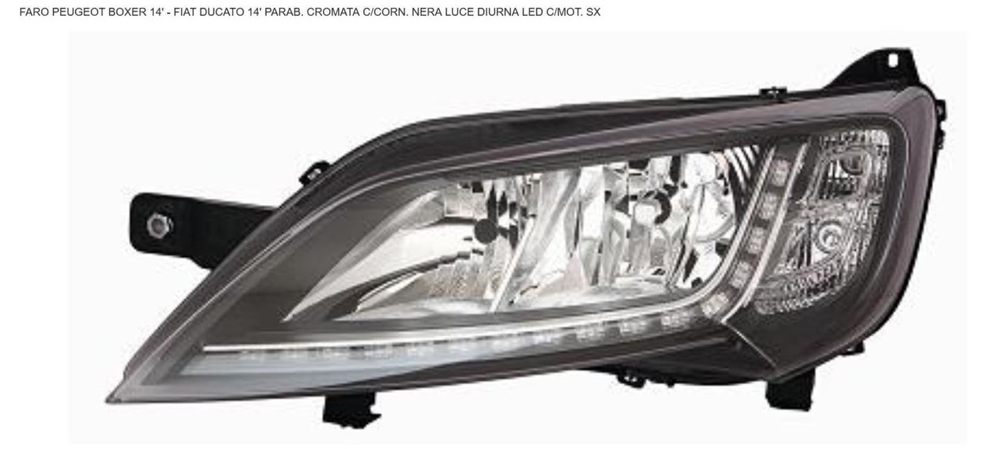 FARO SX 2H7 CON DRL A LED CON MOT EL PEUG BOXER 01/14> P.NERA