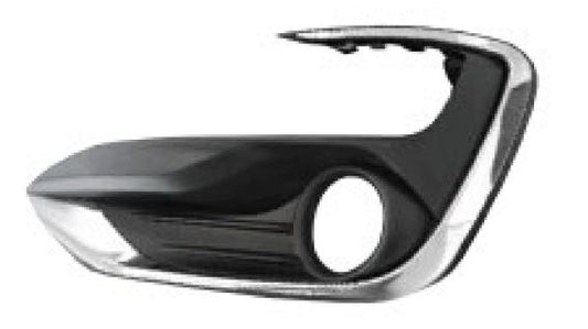 GRIGLIA PARAURTI ANTERIORE SX C/FEND+MODANATURE CROMO FORD KA+ 01/18>