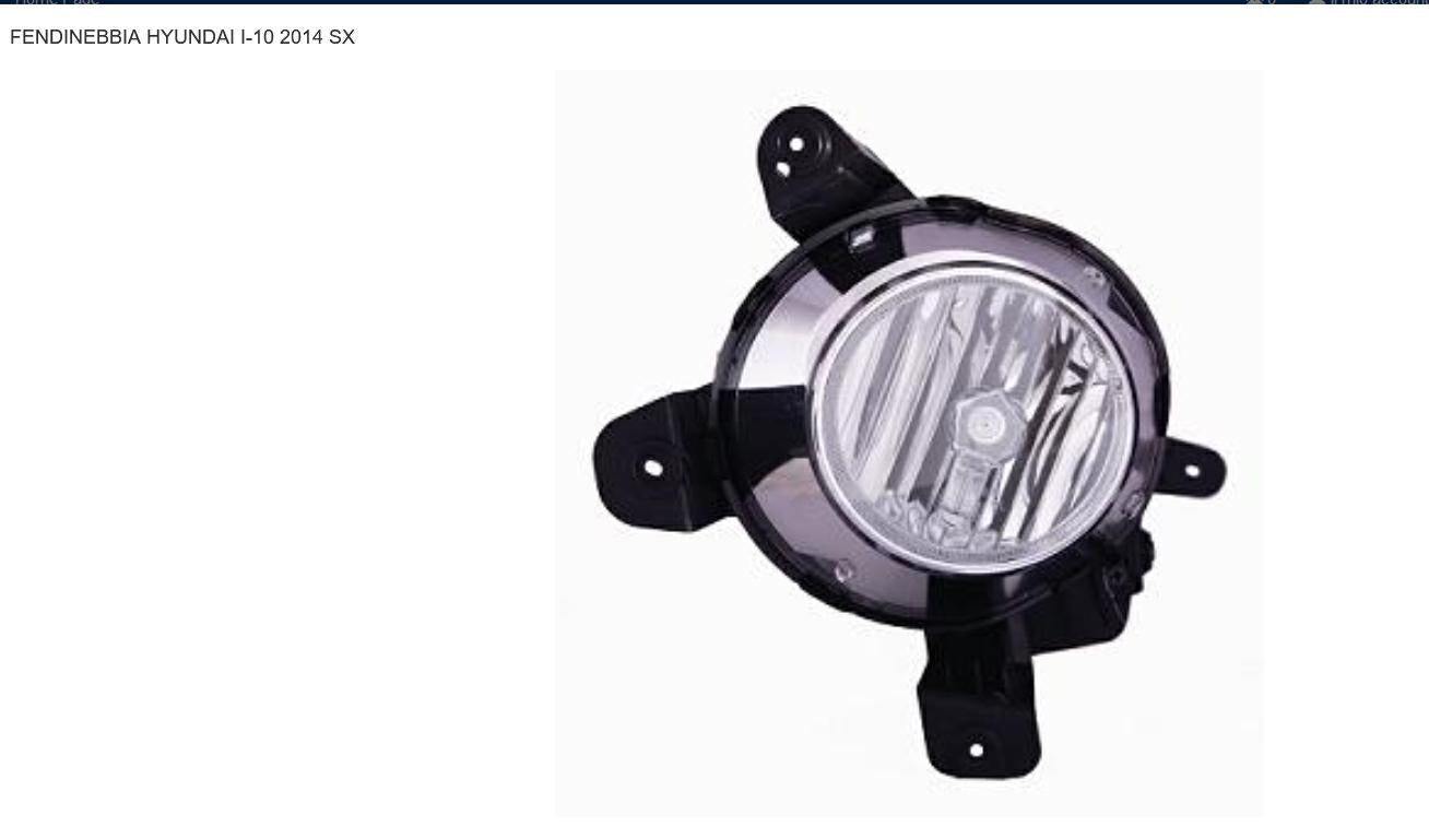 FENDINEBBIA SX H27 HYUNDAI I 10  01/13> NO LED