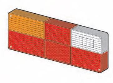 LENTE POSTERIORE SX IVECO