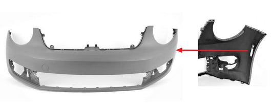 PARAURTI ANTERIORE PRIMER VW MAGGIOLINO 01/11>
