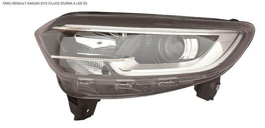 FARO SX CON LUCE DIURNA A LED REN KADJAR 01/15>