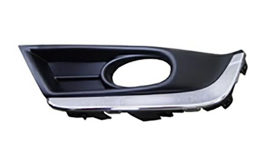 GRIGLIA PARAURTI ANTERIORE SX C/FEND+MODANATURE CROMO HONDA CR-V 01/18>