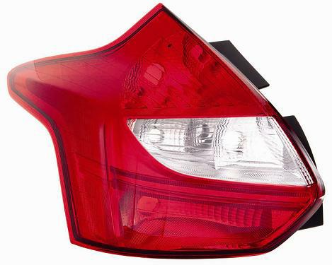 GRUPPO OTTICO POSTERIORE DX BIANCO ROSSO A LED FORD FOCUS 5P 01/11>08/14