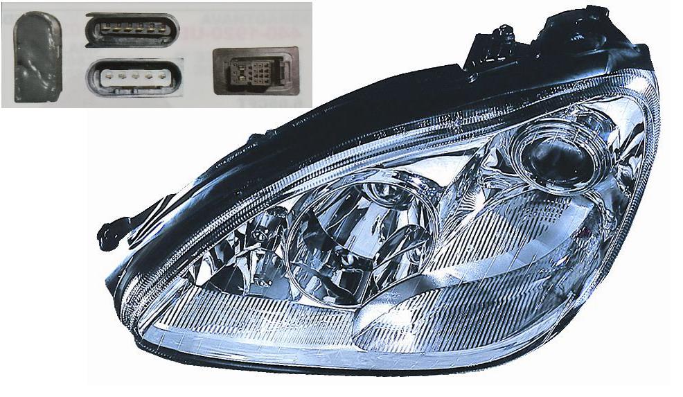 FARO DX XENON H7 PR REGEL MERC CLASSE S W220 01/02>12/05 3 CONN