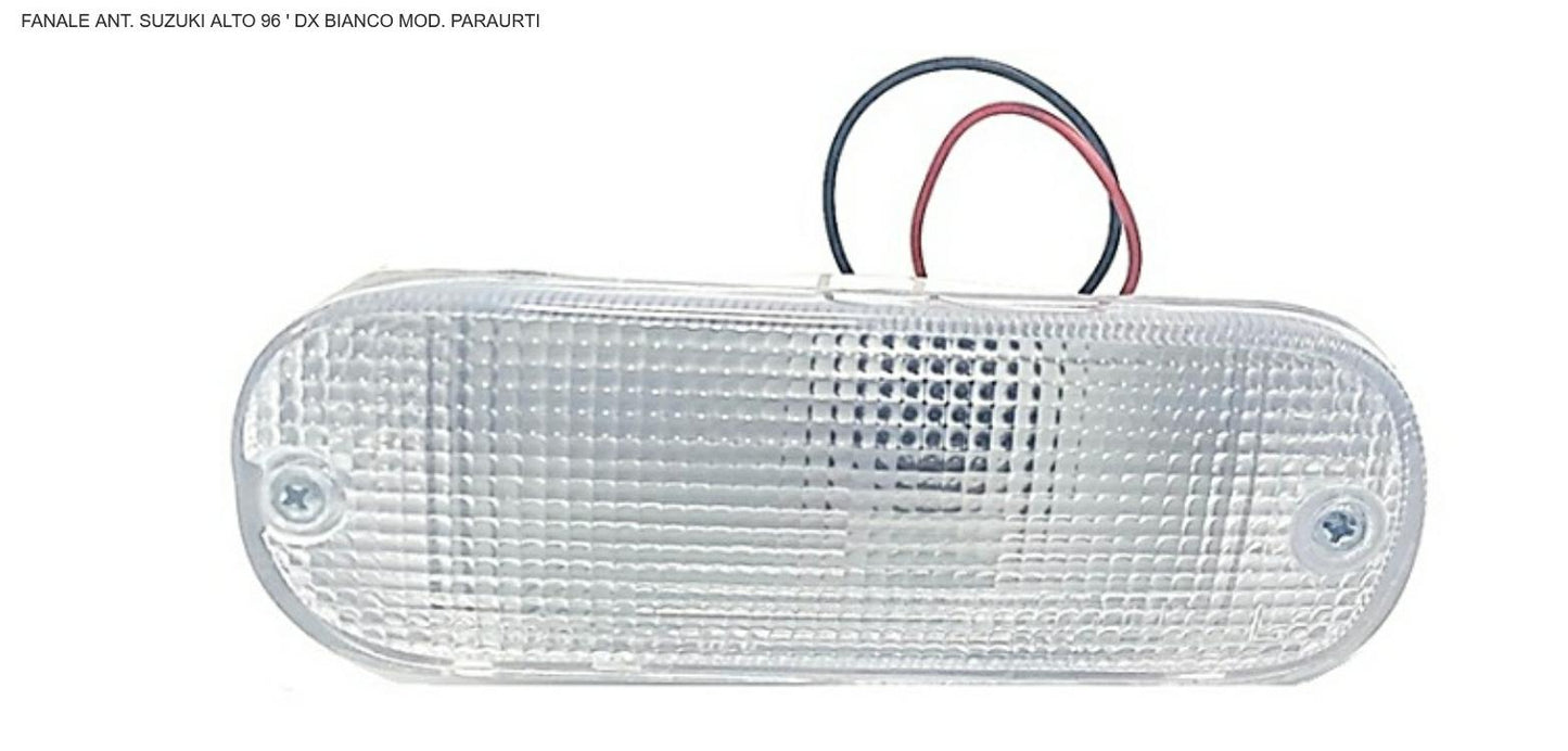 FANALE ANTERIORE DX BIANCO MOD PARAURTI SUZUKI ALTO 01/95>12/02