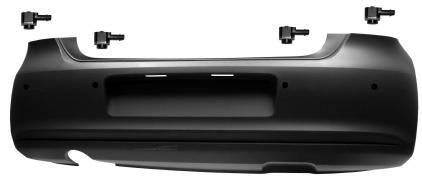 PARAURTI POSTERIORE PRI C.TO DI 4 SENS VW POLO 09> C/F MARMIT GRANDE