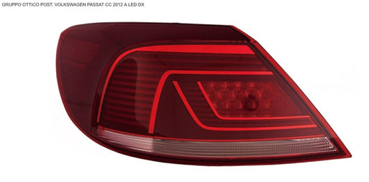 GRUPPO OTTICO POSTERIORE DX ESTERNO A LED VW PASSAT CC 01/12>