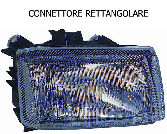 FARO DX H4 PREDISPOSTO REGOLAZIONE MAN/EL VW POLO CLASSIC-SW-CADDY 09/96>08/00