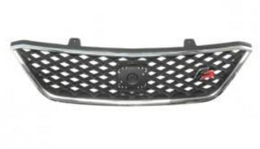 GRIGLIA RADIAT NERO LUCIDA CON CORN CROMO SEAT IBIZA FR 10/13>