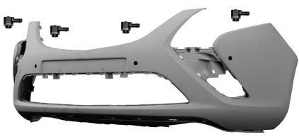 PARAURTI ANTERIORE PRIMER C.TO DI 4SENS OPEL ZAFIRA 10/11>