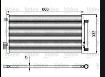 CONDENSATORE FIAT TIPO 12/15> T.T. 500 L 01/12>