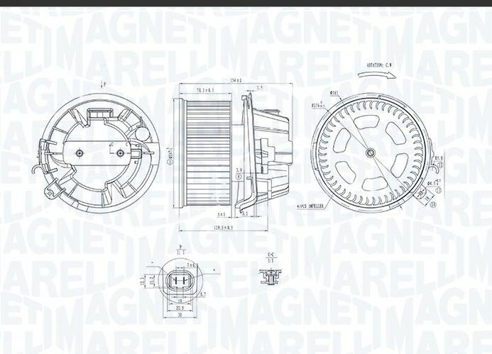 VENTOLA ABITACOLO CITROËN C3 I (FC_, FN_)-PEUG-