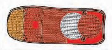 LENTE POSTERIORE DX/SX REN MASCOT 01/05>NISS CABST 04>REN VEIC IND