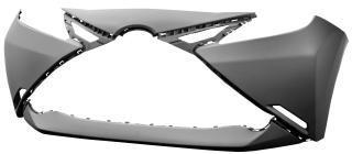 PARAURTI ANTERIORE TOYOTA AYGO 01/14> -TUV-ES-